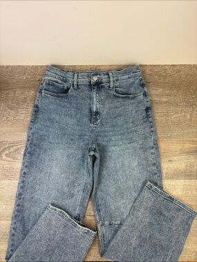 BLUE ARTEMIS High Rise Straight Leg Jeans Size 6